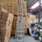 Systeem trap 4 delen tbv glazenwassers Heica Leitern